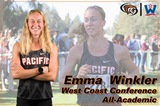 Winkler Earns All-WCC Academic Accolades