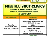 Free Flu Vaccine Clinics/Mass Vaccination 