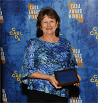 Patty Judge, Executive Director and President, Aaron Judge ALL RISE Foundation receives the California Association Directors of Activities Harry Bettencourt Award