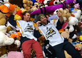 Annual Teddy Bear Toss Brought More Than Last Season