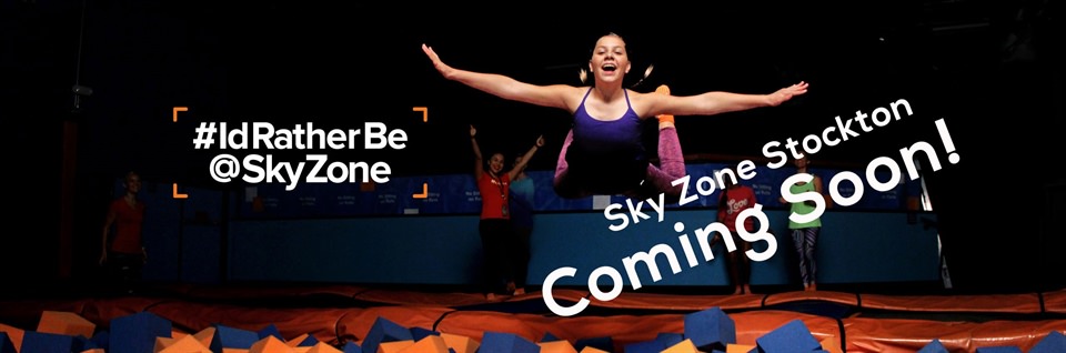 Sky Zone Indoor Trampoline Park Jumps Into Stockton