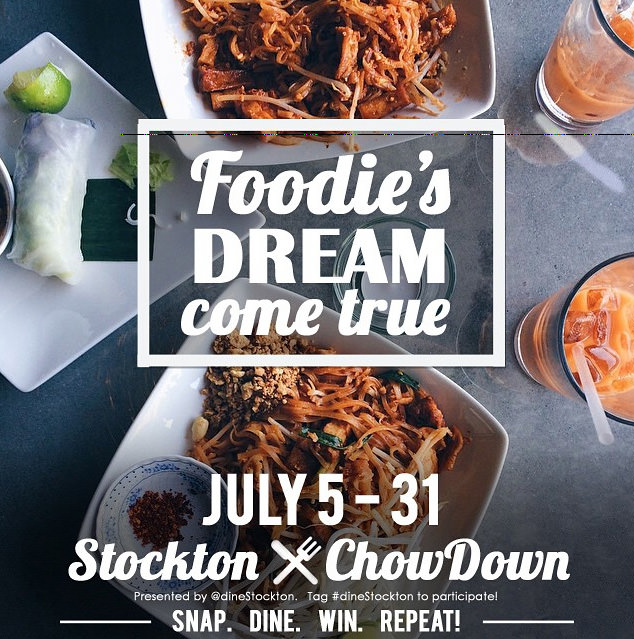 dineStockton ChowDown Challenge July 5 - 31