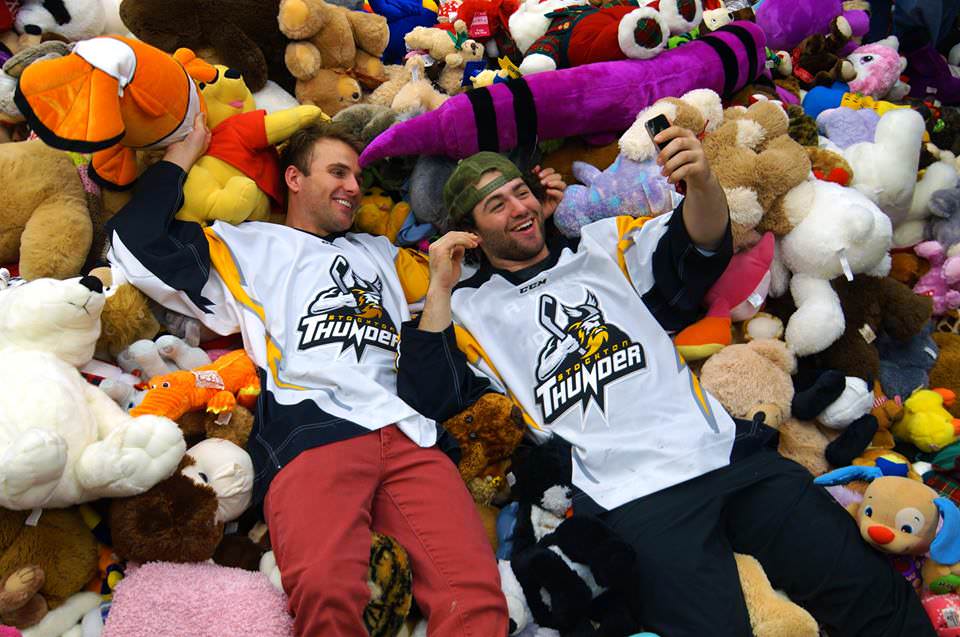 Annual Teddy Bear Toss Brought More Than Last Season